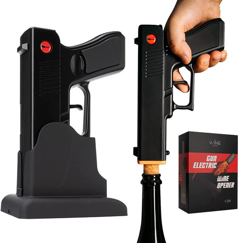 Electric Gun Wine Corkscrew Bottle Opener