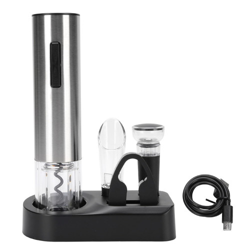 Electric Wine Opener Set with Foil Cutter