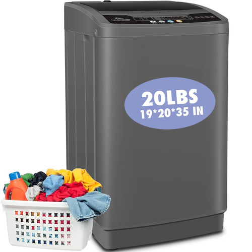 Portable Washing Machine, 20Lbs Capacity Full-Automatic Portable Washer