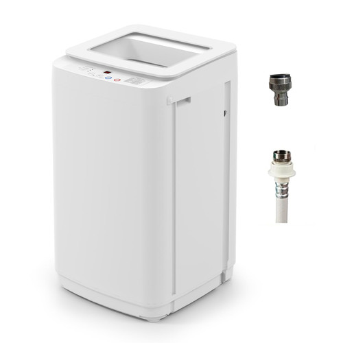 Portable Washing Machine, Full-Automatic Top Load Washer with 10 Wash Cycles