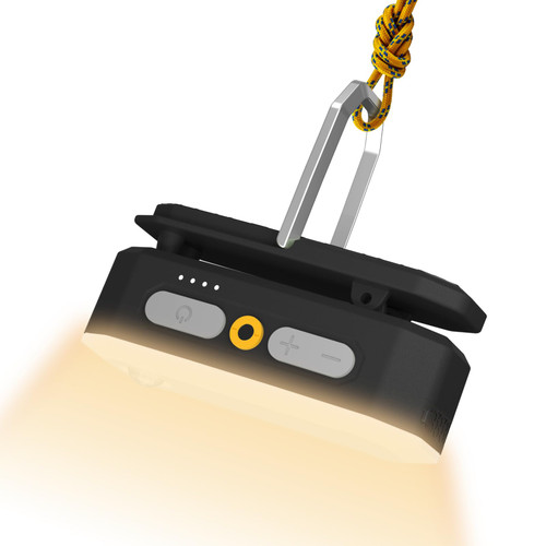 BougeRV Movable Area Light, Rechargeable Camping Lantern, 3200mAh Portable Camping Light, IP65 Waterproof, Camp Lamp for Tent, Power Outages, Emergency, Outdoor(Black)