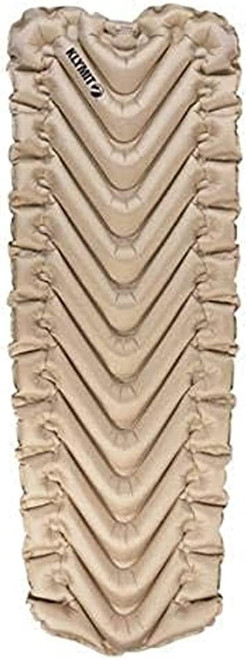 Klymit Insulated Static V Luxe SL Inflatable Sleeping Pad for Camping, Lightweight Hiking and Backpacking Air Bed for Cold Weather, 3.5 Inch Thick