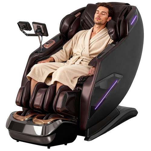 4D Massage Chairs Full Body,Zero Gravity SL-Track Shiatsu Massage Chair Recliner,Core Heating,20 Massage Techniques