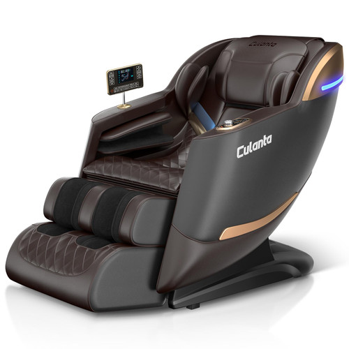 Culanta Massage Chair Full Body, Zero Gravity SL-Track Shiatsu Massage Recliner Chair with Body Scan, Airbags, Foot Rollers