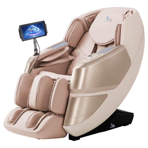 MassaMAX 2026 4D Massage Chair, Full Body Recliner with OTA Cloud Tech, Deep Yoga Stretch, 27 Auto Modes, 55" SL Track