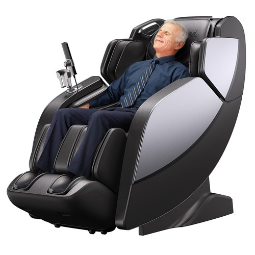 BOB AND BRAD iMaster Pro 4D Full Body Massage Chair, Co-Developed with Physical Therapists, 166° Zero Gravity SL-Track Recliner