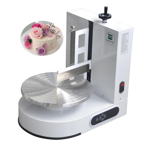 Semi Automatic Birthday Cake Smoothing Coating Machine