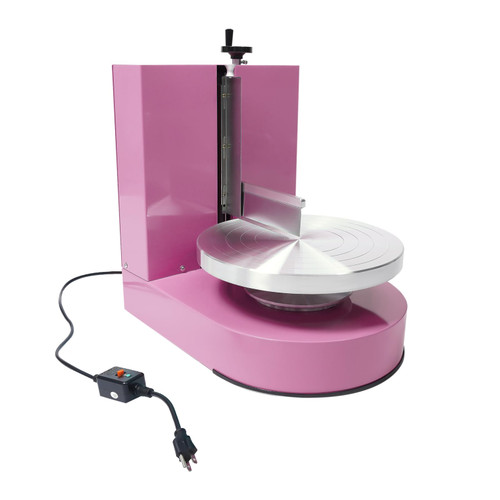 200W Tabletop Birthday Cake Cream Smooth Coating Decoration Machine