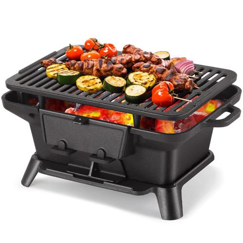 Hibachi Grill Outdoor, Portable Mini Charcoal Grill
