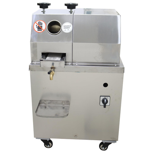 Electric Stainless Steel Sugarcane Juicer with 3 Rollers System