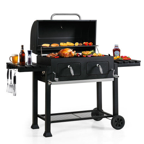 Multifunctional Extra Large 49 Inch BBQ Charcoal Grills with Temperature Control