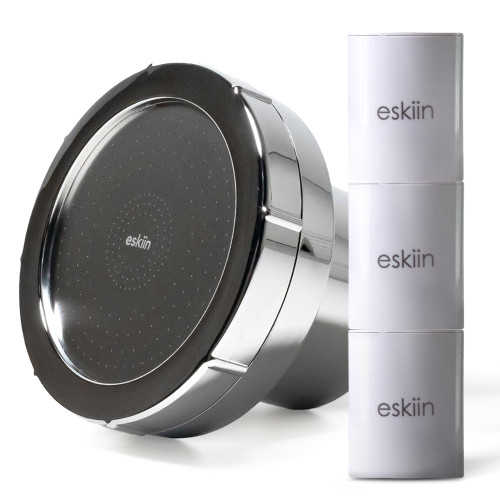 Showerhead + 3 Filters (Year Supply) Best Shower Head With Filters For Healthy Hair & Skin