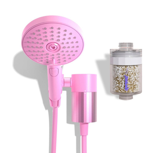 Showerhead with Filter Set + 1 Extra Filter Cartridge, High