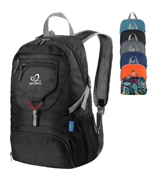 WATERFLY Small Lightweight Packable Backpack: 20l Ultra Light Foldable Travel Hiking Camping Daypack Day Pack for Man Woman