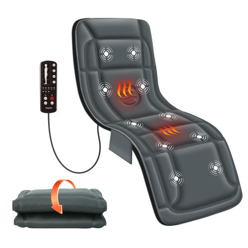 Heycool Full Body Massage Mat with Heat, Vibration Back Massage Pad for Chair, Bed, Sofa