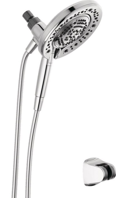 7-Setting In2ition Dual Shower Head with Handheld Spray, Chrome Shower Head with Hose