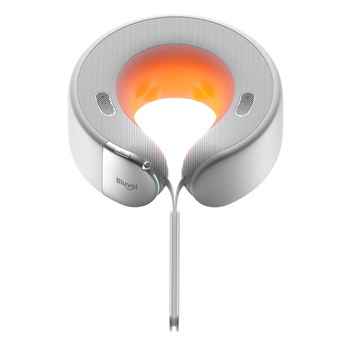 Bluvol Nest 10 Ultra Immersive Heated Neck Massager, Therapist-Style Massage System for Deep Tissue Pain Relief