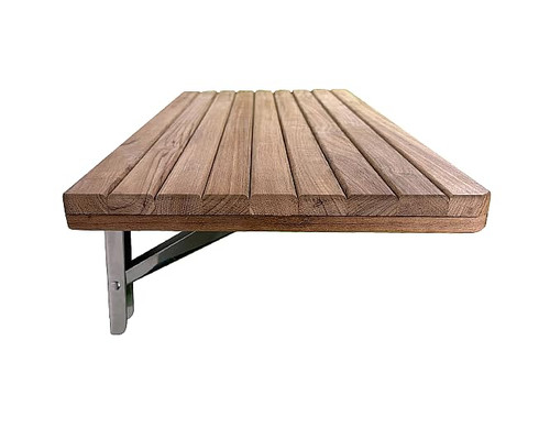 Teak Wood Folding Shower Seat Bench