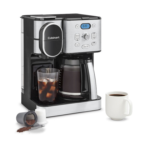 Cuisinart 12-Cup Coffee Maker, Single-Serve Brewer Glass Carafe