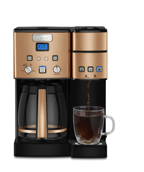 Coffee Maker, Offers 3-Sizes: 6-Ounces, 8-Ounces and 10-Ounces, Stainless Steel
