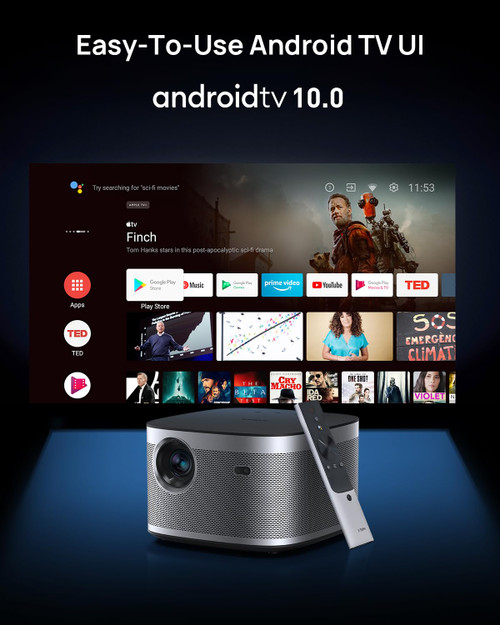 XGIMI HORIZON 1080p FHD Projector 4K Supported Movie Projector, 1500 ISO Lumens, Harman Kardon Speakers, Android TV 10.0
