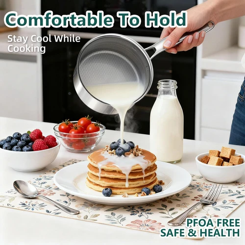 Yoehka 14-Piece Hybrid Stainless Steel Cookware Set