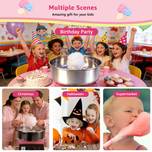 Electric Cotton Candy Maker Machine