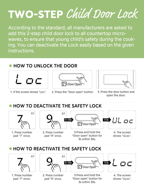 Countertop Microwave Oven with 11 power levels, Fast Multi-stage Cooking, Turntable Reset Function