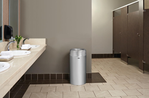 Commercial Products Crowne Collection Open Top Trash Can, 30-Gallon