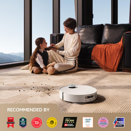 DREAME X50 Ultra White Robot Vacuum and Mop with Auto-Empty and Mop Self-Cleaning, 20,000Pa Suction