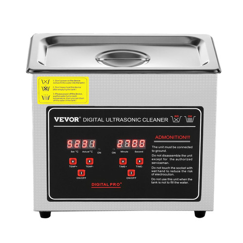 Ultrasonic Cleaning Machine with Digital Timer & Heater, Professional Jewelry Cleaner