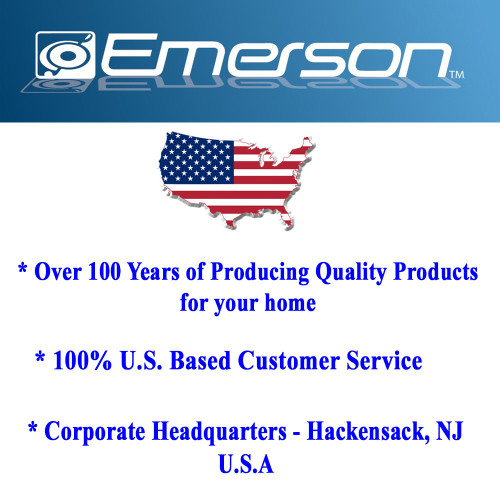 Emerson MW7302B Compact Countertop Microwave Oven with Touch Control