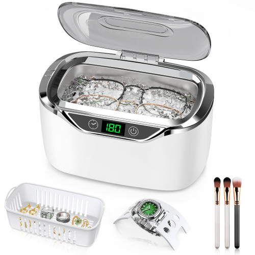 Ultrasonic Cleaner with 48kHz High-Frequency, 5 Cleaning Modes