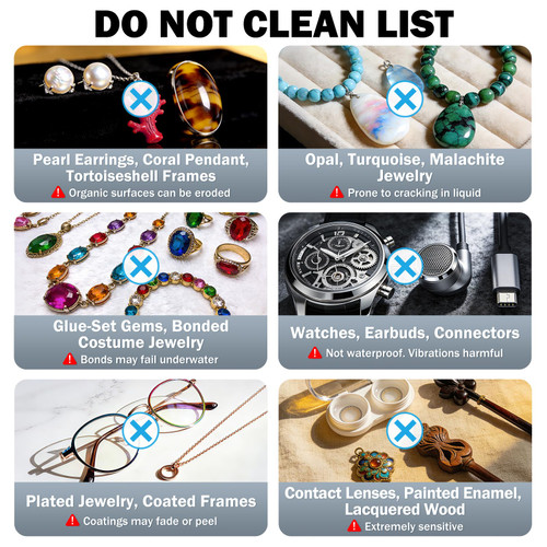 Ultrasonic Cleaner, 48KHz Jewelry Cleaner 400ML, Ultrasonic Retainer