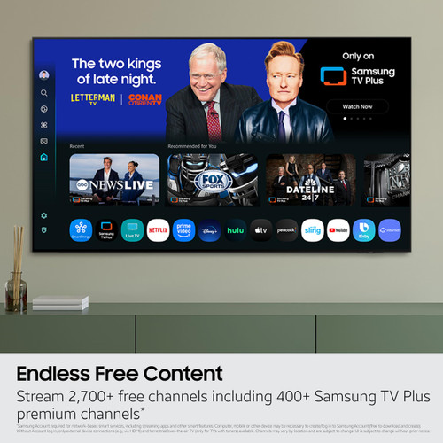 Samsung 65-Inch Class OLED S90F 4K Smart TV (2025 Model) NQ4 AI Gen3 Processor, Upscaling Pro,
