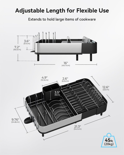SUNLY Expandable Dish Drying Rack