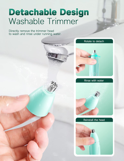 Rechargeable Ear and Nose Hair Trimmer - 2026 Professional