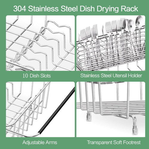 Large Sink Dish Drying Rack