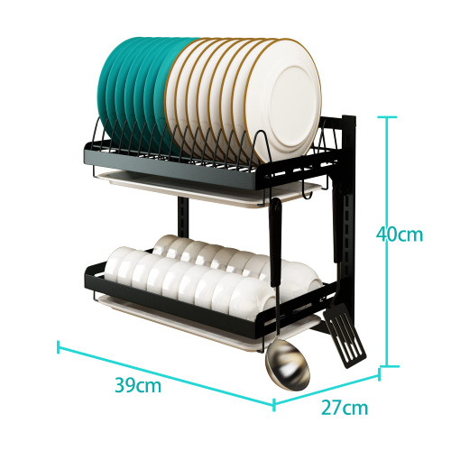Wall Mounted Stainless Steel Dish Drying Rack