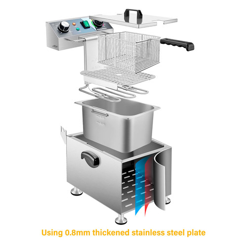 WaterElfo Electric Deep Fryer