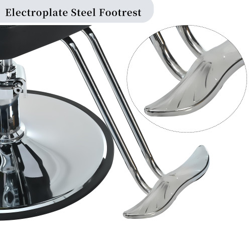 Barber Chair Salon Chair for Hair Stylist with Heavy Duty Hydraulic