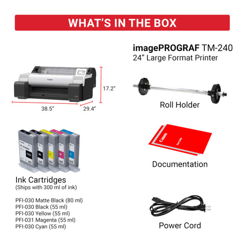 Canon imagePROGRAF TM-240 24" Large Format Printer