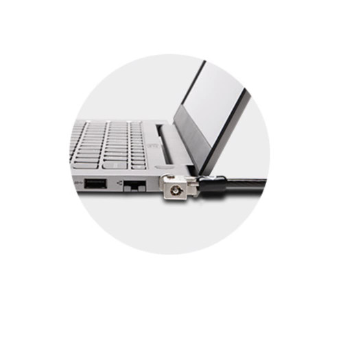 Kensington K65021WW Slim Nano Lock Head Design Wont Interfere With I/o Ports Or Raise The Device Off
