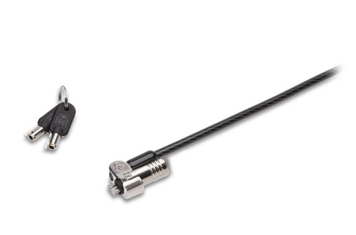 Kensington NanoSaver Keyed Laptop Lock for Select HP and Lenovo Laptops (K64444WW), Black