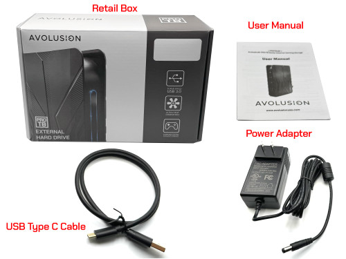 Avolusion PRO-T8 Series 14TB USB 3.0 External Hard Drive for WindowsOS Desktop PC/Laptop (Black) - 2 Year Warranty