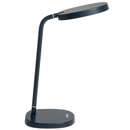 Lumie Task - 10,000 Lux Adjustable Bright Light Therapy Desk Lamp for Mood and Energy Boost and Winter Blues Relief, Crystal Clear Illumination and Maximum Visual Comfort - Charcoal Blue