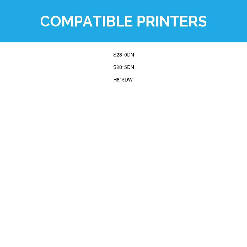 LD Products Compatible Toner Cartridge Replacement for Dell 593-BBML F9G3N (Black, 5-Pack) Compatible with the Following Dell S2810dn S2815dn H815dw