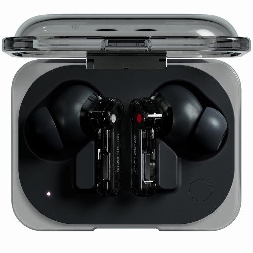 Nothing Ear (a) Wireless Earbuds, 45dB Hybrid Noise Cancelling Earbuds, Hi-Res Audio, Advanced Equaliser, Dual Connect, 6 Mics, 42.5H Playtime Ear Buds Wireless Bluetooth, Black