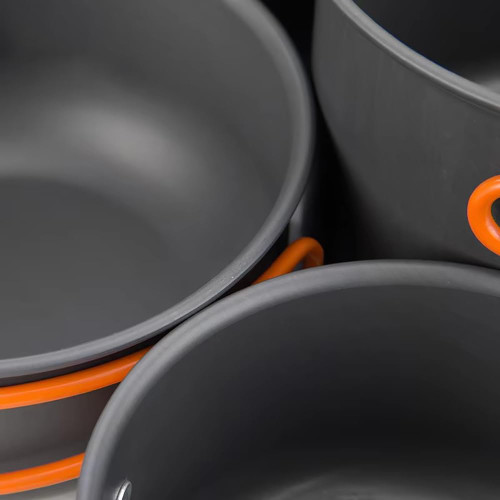 Camping Cookware Mess Kit for Backpacking Gear – Camping Cooking Set