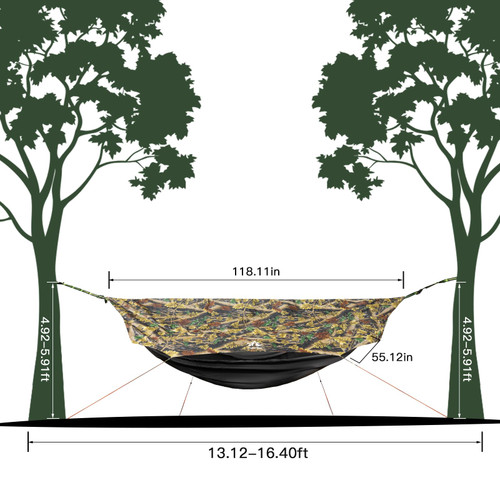 ightweight Portable 4 in 1 Hammock with Rain Tarp and Mosquito
